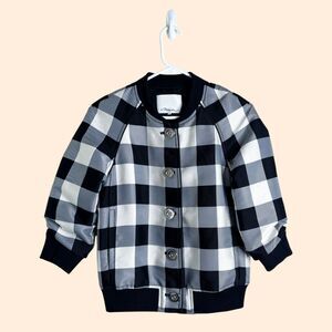 3.1 Phillip Lim Gingham Bomber Jacket